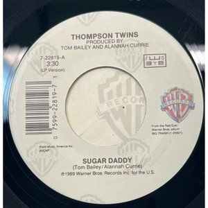 Thompson Twins Sugar Daddy / Monkey Man 45 New Wave Pop Warner Bros 22819 VG+